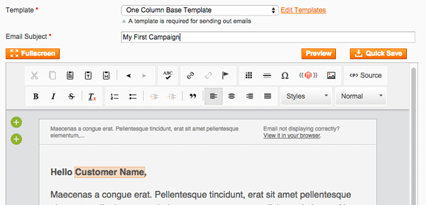 Email Editor Preview